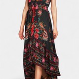 Chiara Vestido Floral Boho Chic con Cintura Ajustable