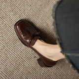 Klara – Zapatos de tacón tipo loafer