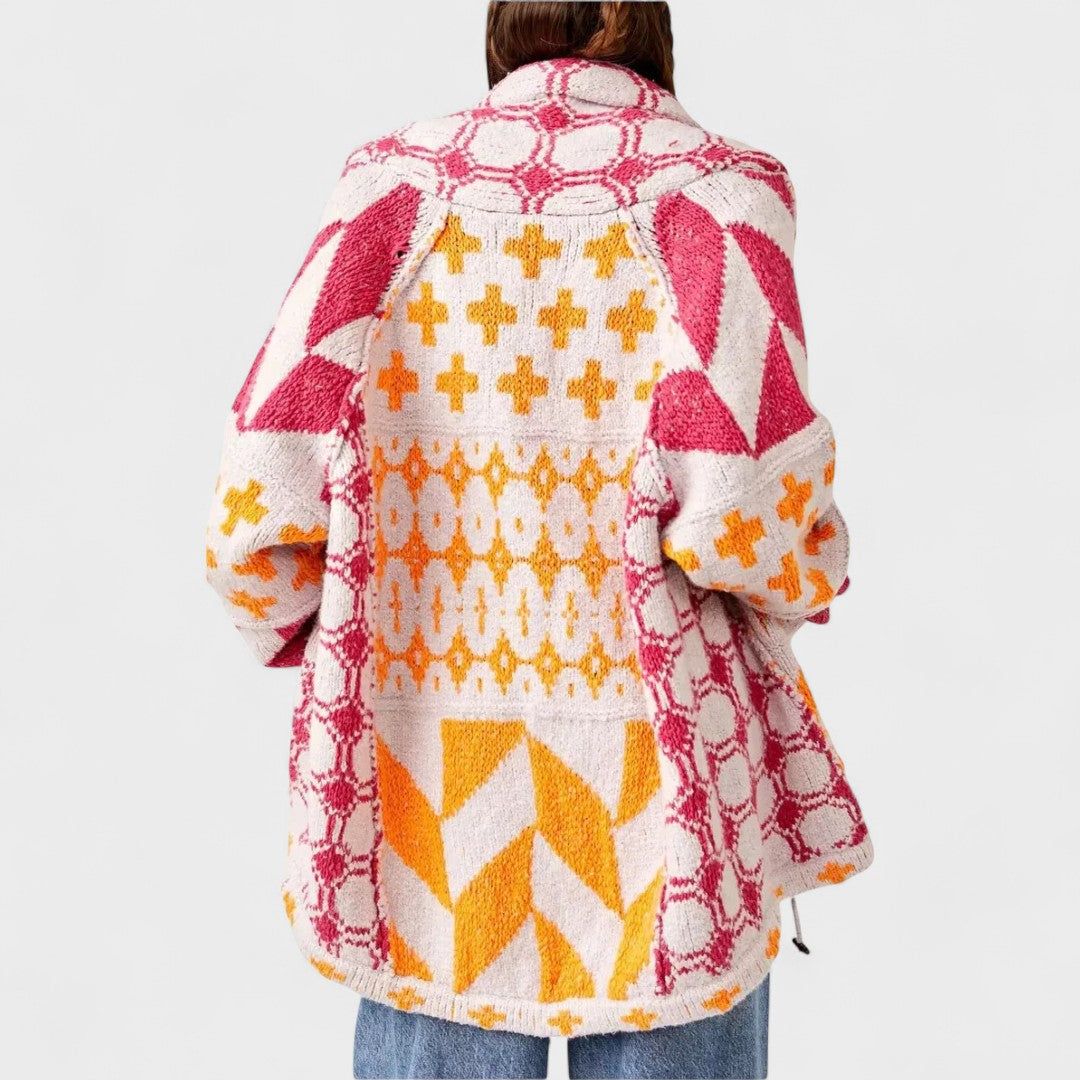 Aitana - Cárdigan oversize de manga larga