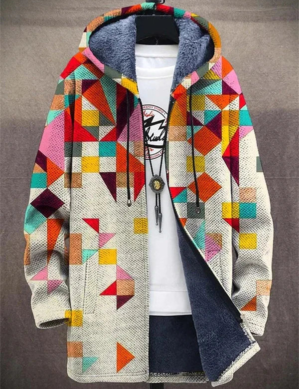 Aria | Chaqueta unisex con capucha inspirada en arte de lujo
