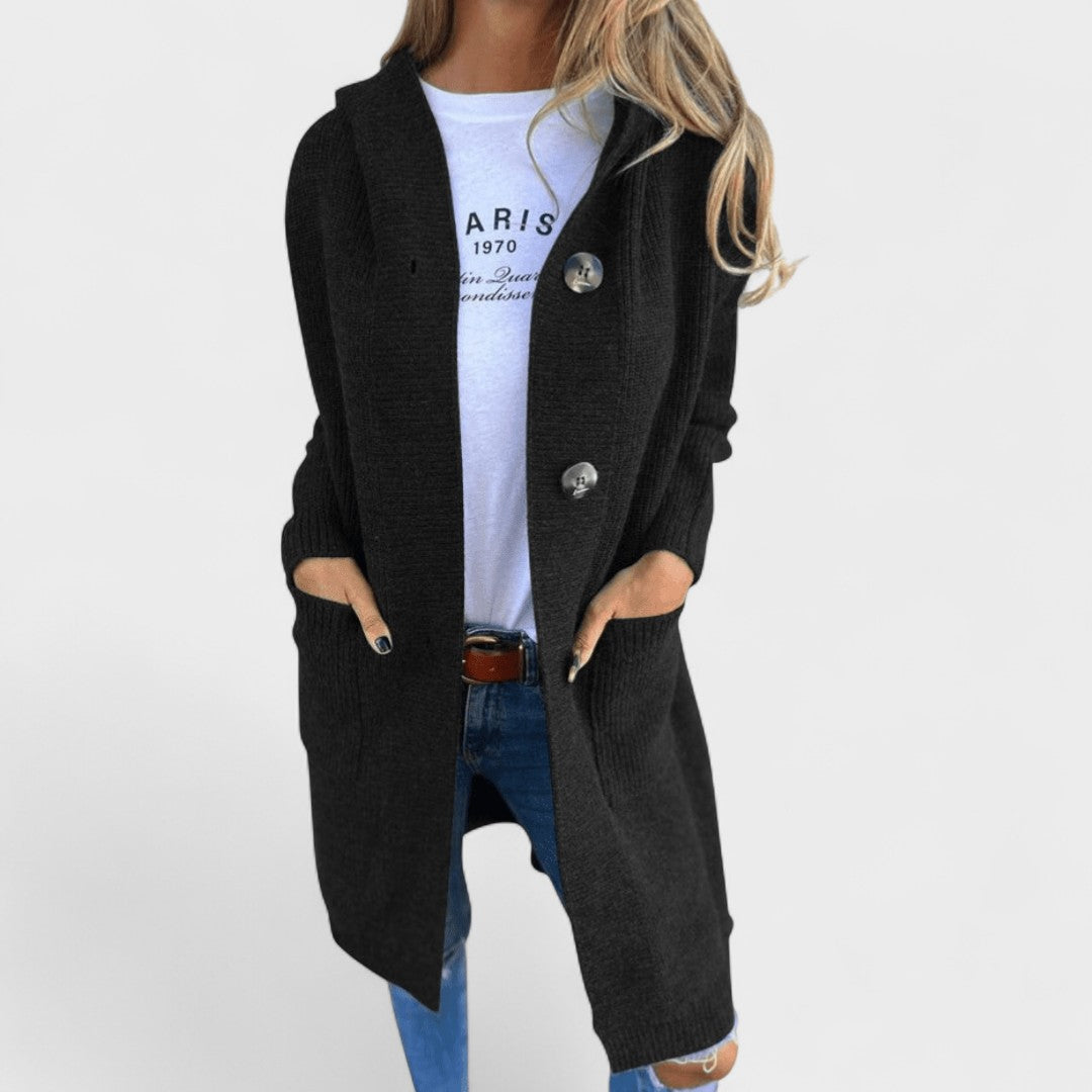 Cláudia - Cárdigan largo elegante