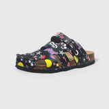 Zuecos Isolde con Hebilla de Corcho