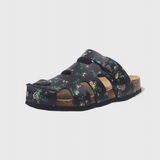 Zuecos Isolde con Hebilla de Corcho