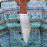 Bettina | Chaqueta de punto con patrón nórdico en tonos pastel