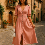 Amélie - Vestido Jeans Brillante