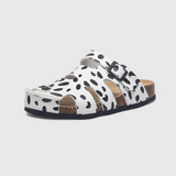 Zuecos Isolde con Hebilla de Corcho