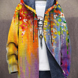 Elena | Chaqueta unisex con capucha inspirada en arte de lujo