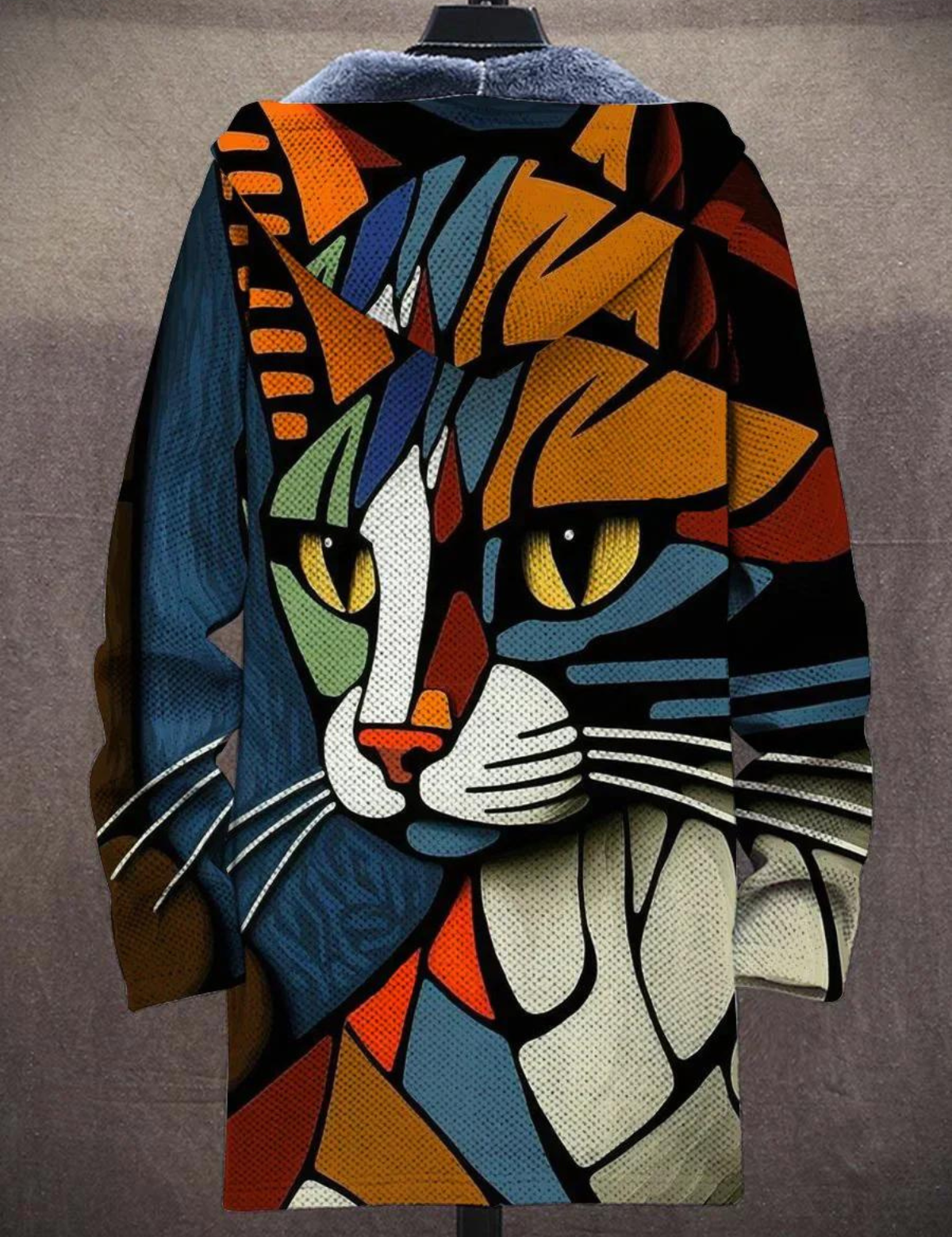 Elena | Chaqueta unisex con capucha inspirada en arte de lujo