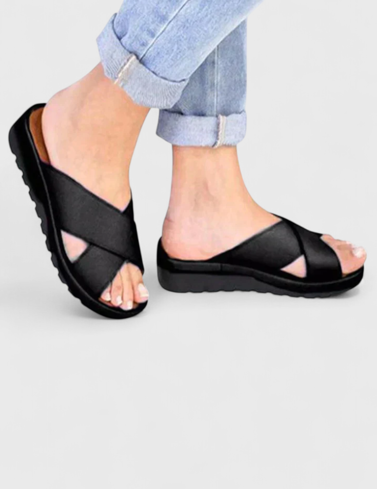 Annelym Sandalias Ortopédicas con Cuña para Exterior