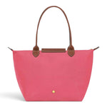 Bolso shopper plegable Susana, coral rosa, vista posterior