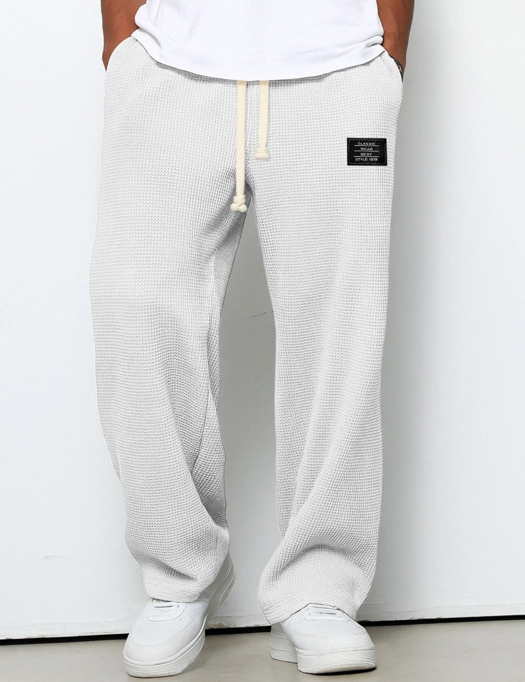 Nicolas | Pantalones de pierna ancha y cintura ajustable