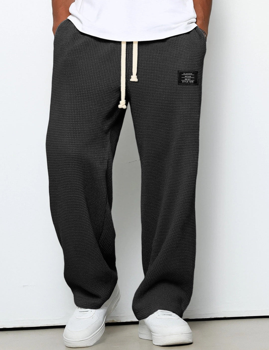 Nicolas | Pantalones de pierna ancha y cintura ajustable