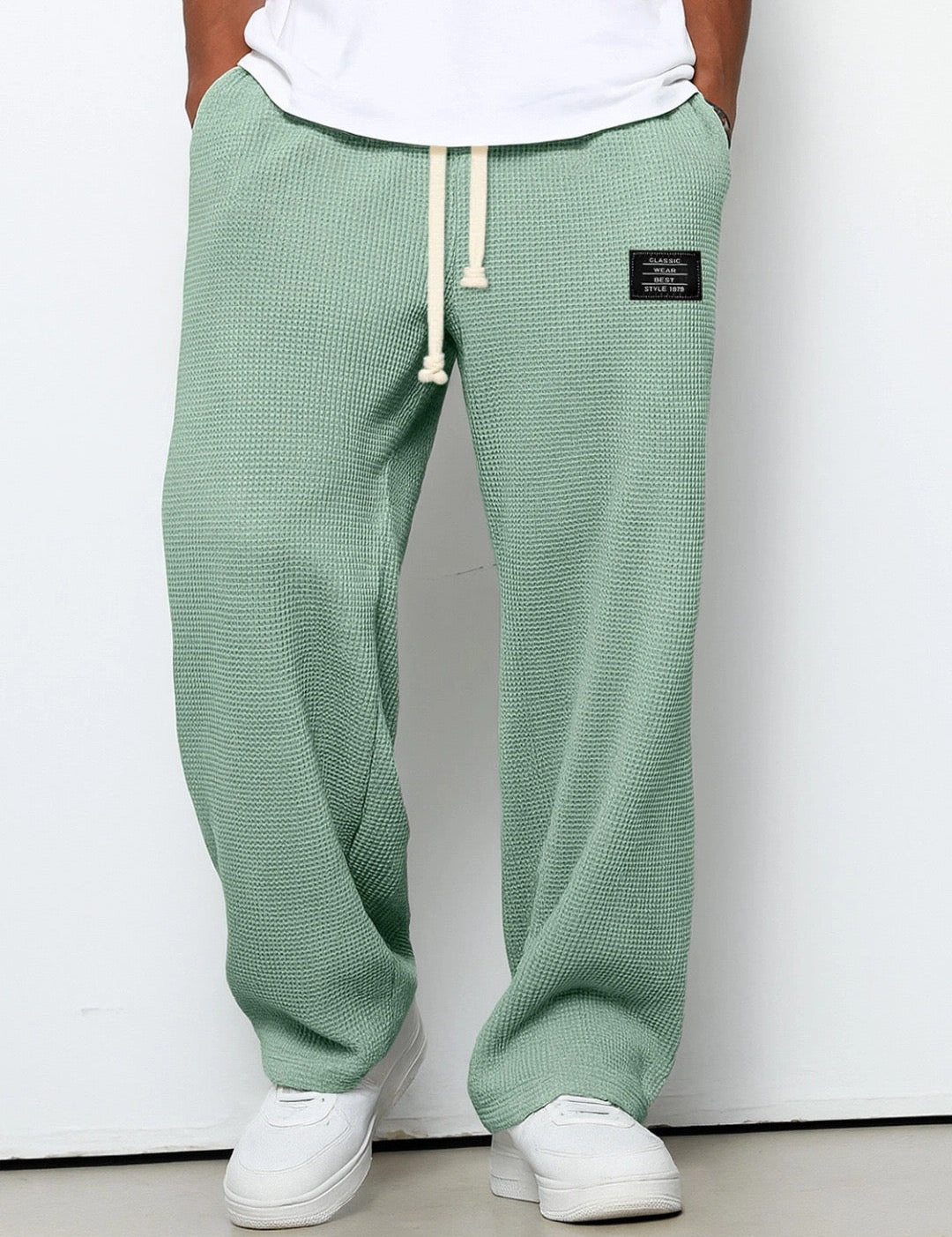 Nicolas | Pantalones de pierna ancha y cintura ajustable