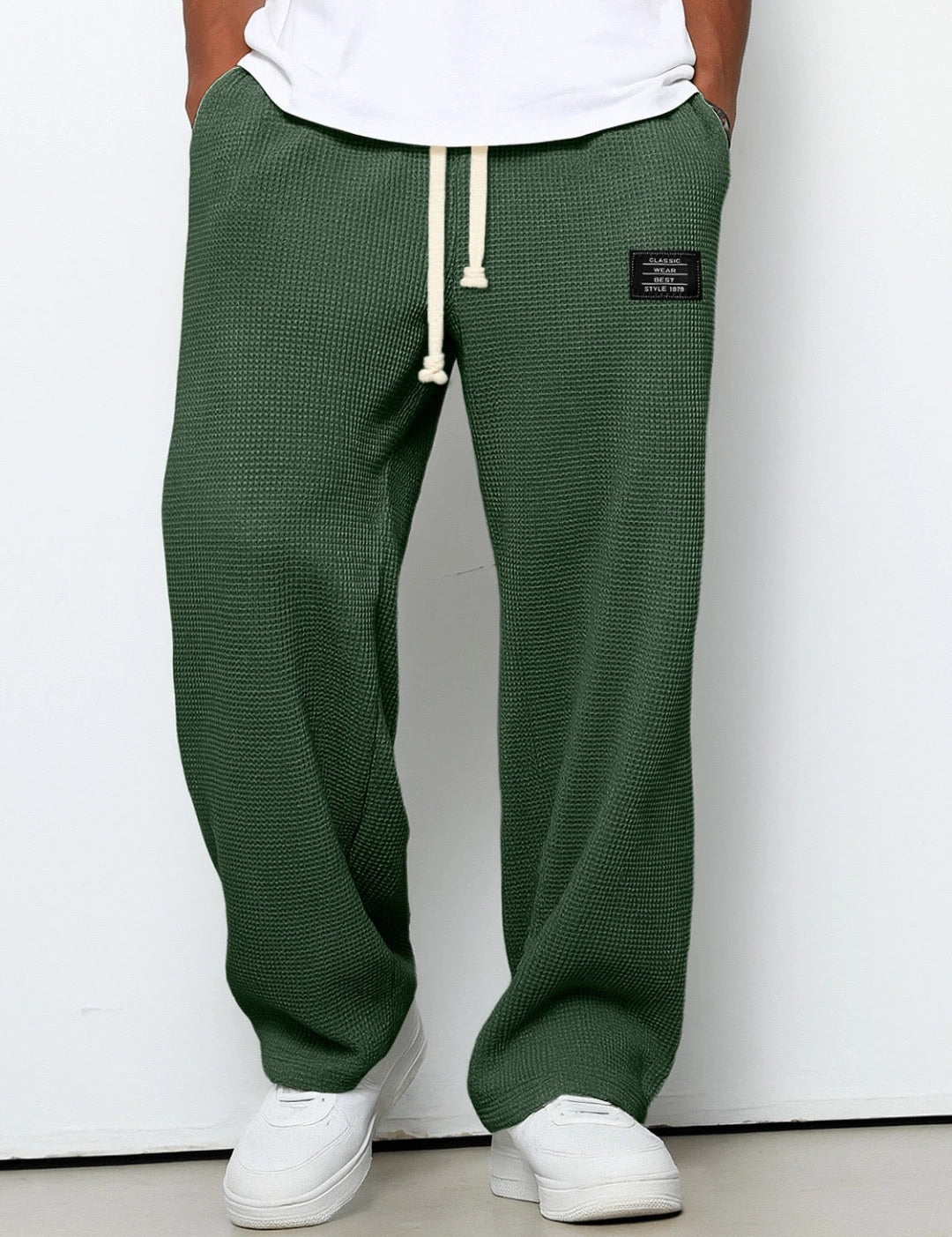 Nicolas | Pantalones de pierna ancha y cintura ajustable