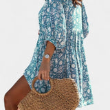 Daniela Vestido Mini Boho Floral