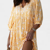 Daniela Vestido Mini Boho Floral