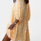 Daniela Vestido Mini Boho Floral