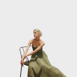 Melissa - Vestido midi plisado