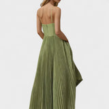 Melissa - Vestido midi plisado