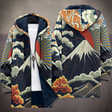 Keyla | Chaqueta unisex con capucha inspirada en arte de lujo