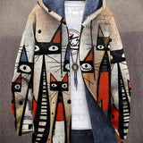 Kiara | Chaqueta unisex con capucha inspirada en arte de lujo