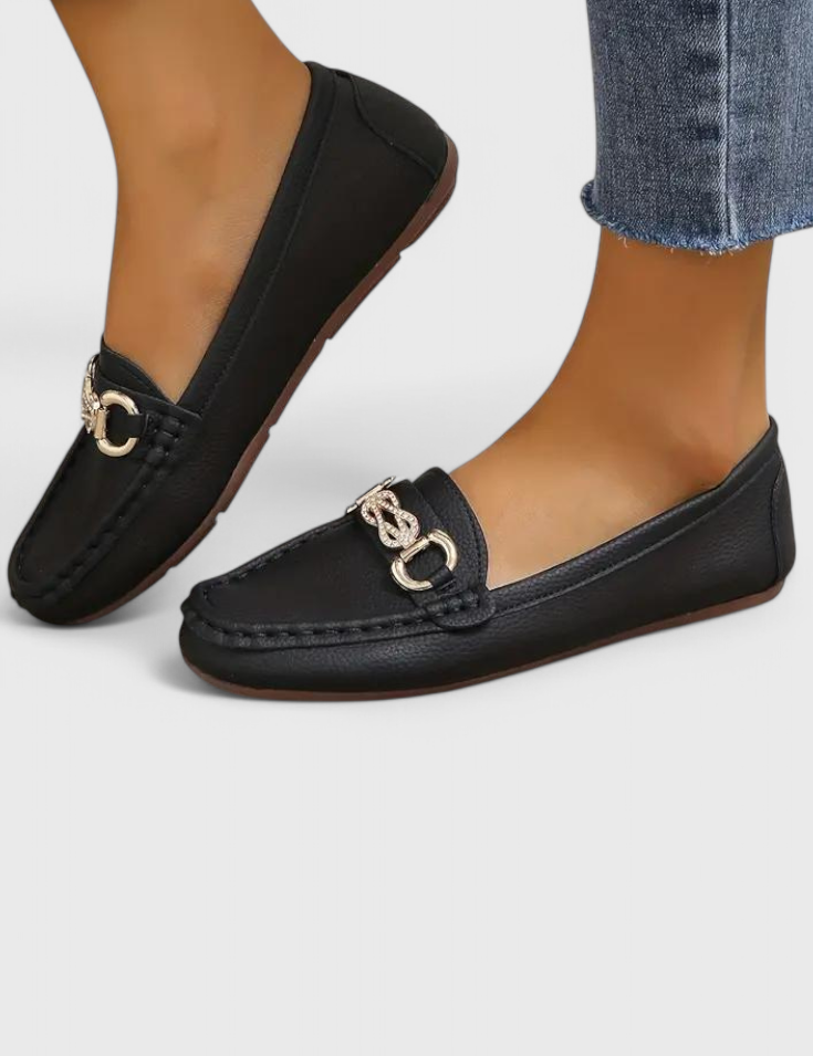 Odette Mocasines Clásicos de Cuero