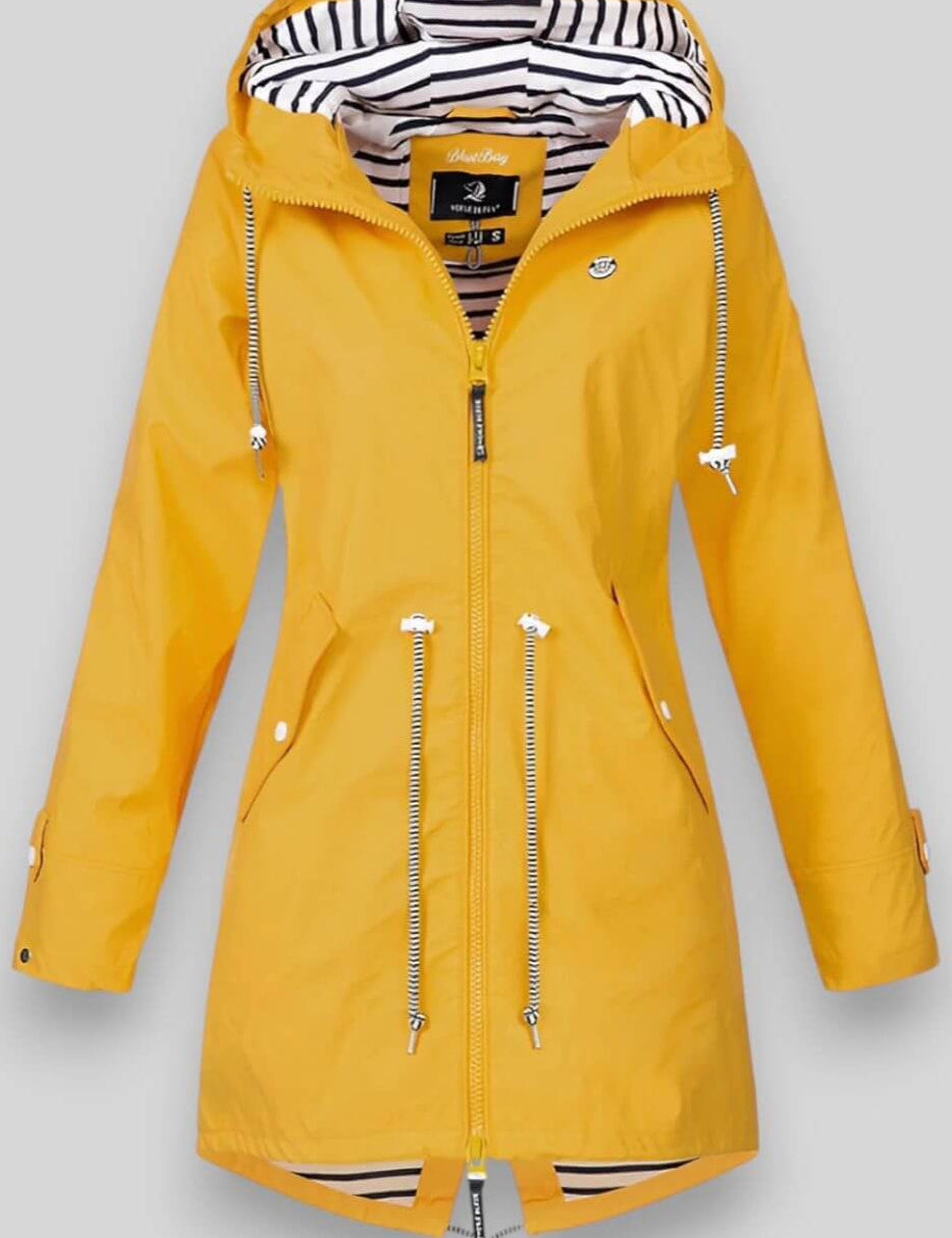 Chaqueta de Lluvia Impermeable Aria Estilosa para Uso Diario