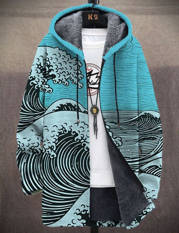 Nicolás | Chaqueta unisex con capucha inspirada en arte de lujo