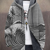 Nicolás | Chaqueta unisex con capucha inspirada en arte de lujo