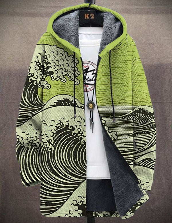 Nicolás | Chaqueta unisex con capucha inspirada en arte de lujo