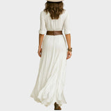 Vestido maxi elegante Ester, detalle 1