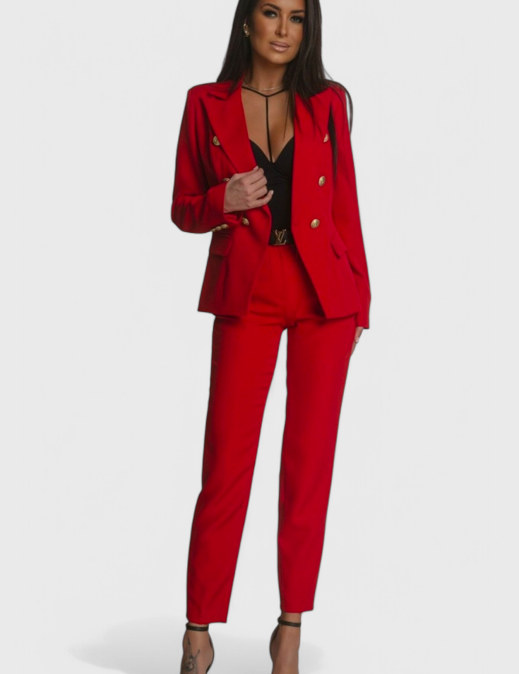 Rosalind Conjunto de Blazer y Pantalones Elegante