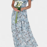 Amara Vestido Maxi Floral con Escote en V