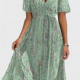 Carene Vestido Midi con Escote en V