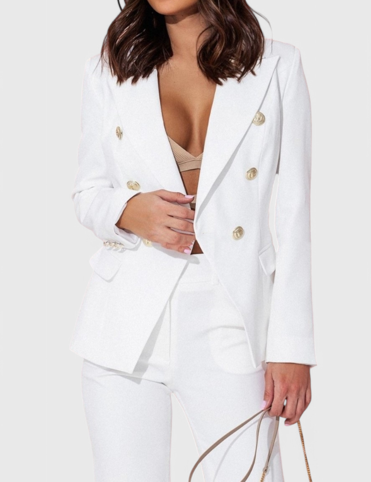 Rosalind Conjunto de Blazer y Pantalones Elegante