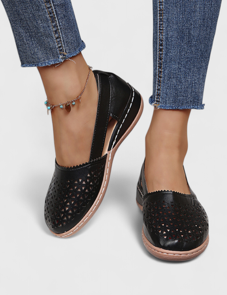 Lisanas Zapatos Ortopédicos con Diseño Calado