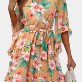 Besa Vestido Mini Floral Impreso