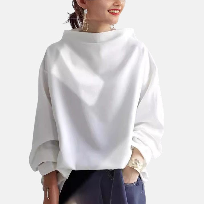 Gabriella™ | Jersey Elegante de Cuello Alto