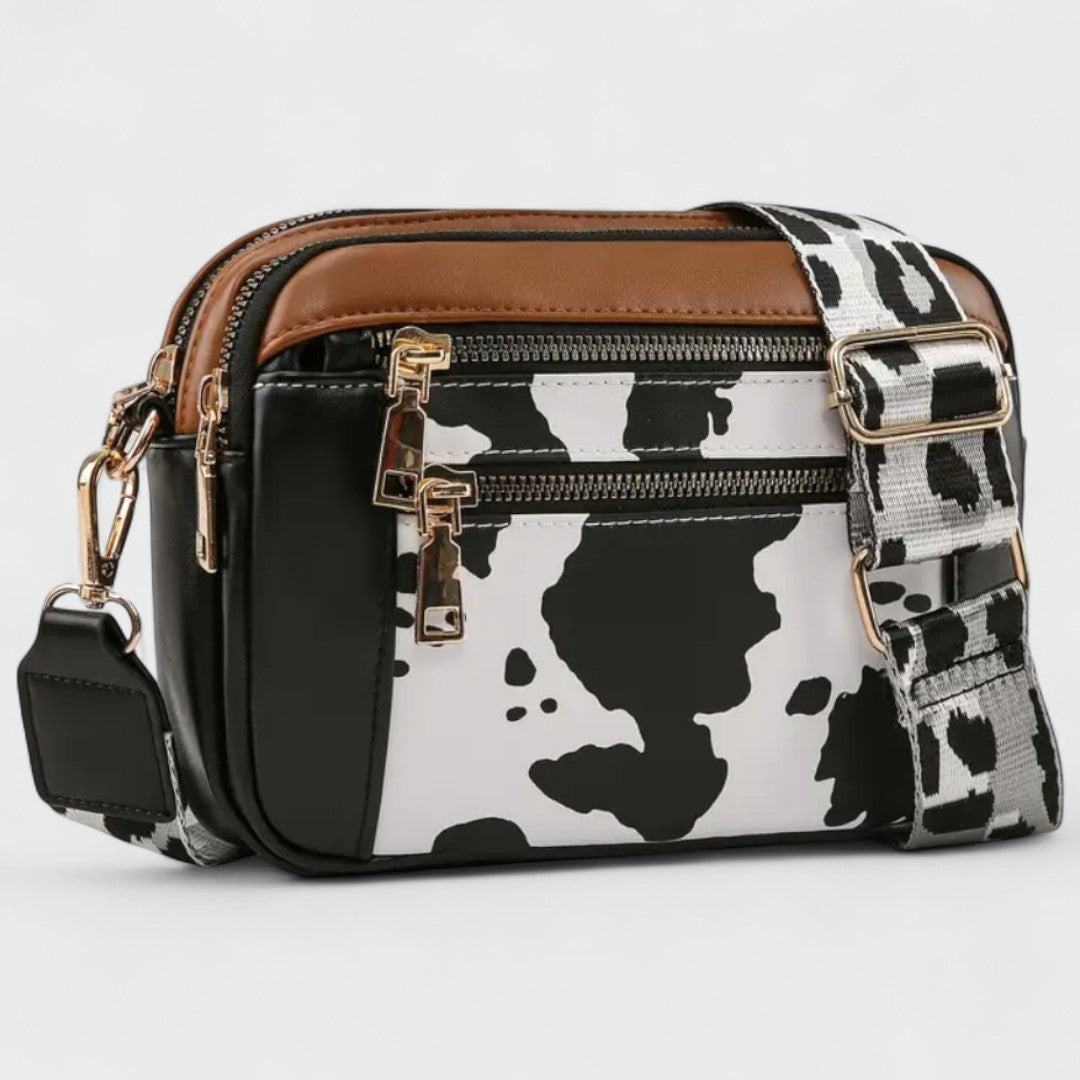 Olivia - Bolso bandolera con correa estampada