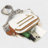 Olivia - Bolso bandolera con correa estampada