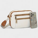 Olivia - Bolso bandolera con correa estampada