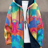 Triana | Chaqueta unisex con capucha inspirada en arte de lujo