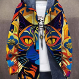 Tiago | Chaqueta unisex con capucha inspirada en arte de lujo