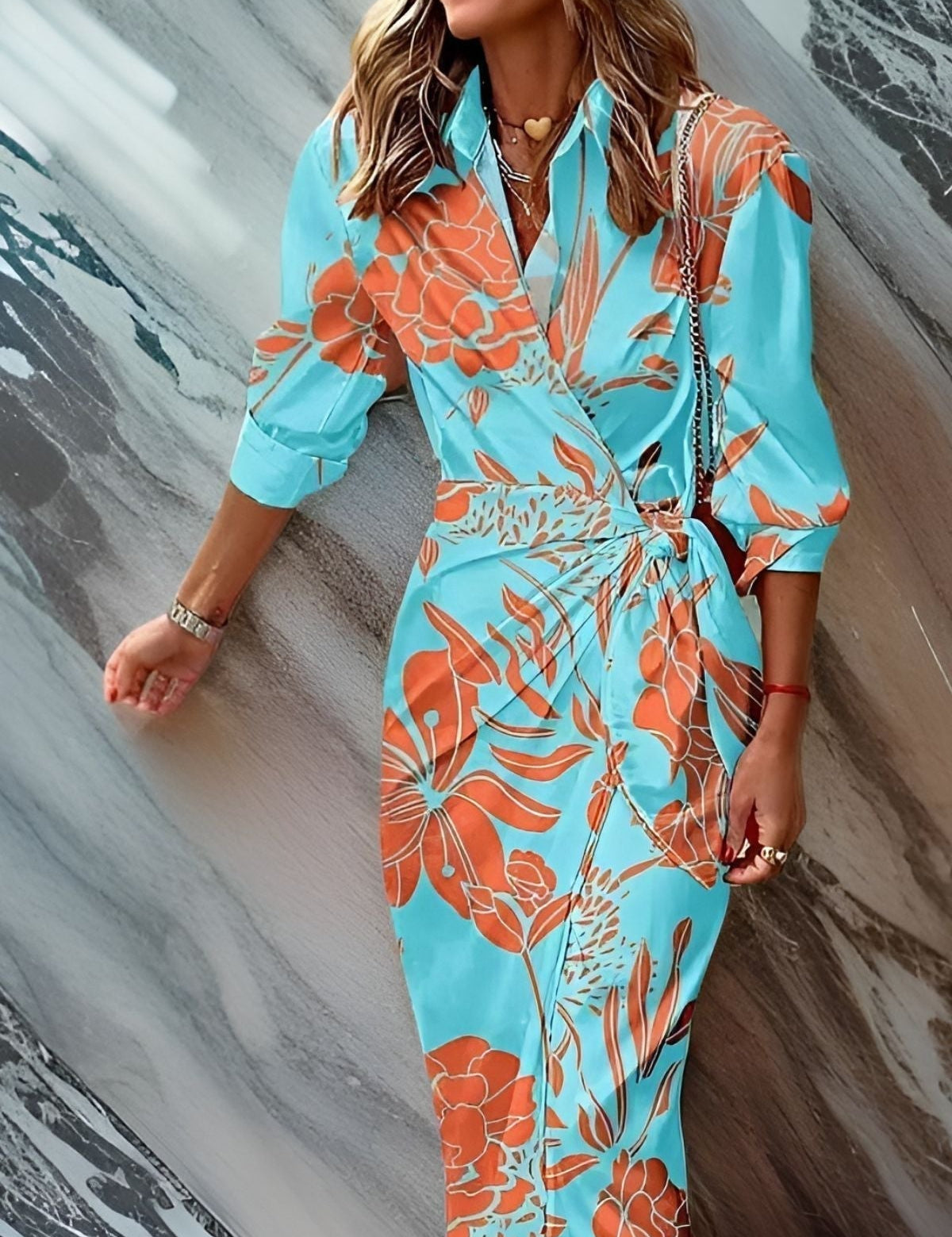 Amalia – Vestido largo de primavera