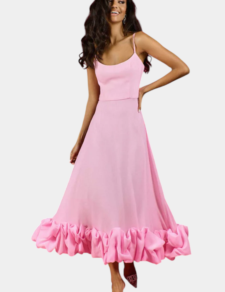 Sela Vestido Maxi Fluyente