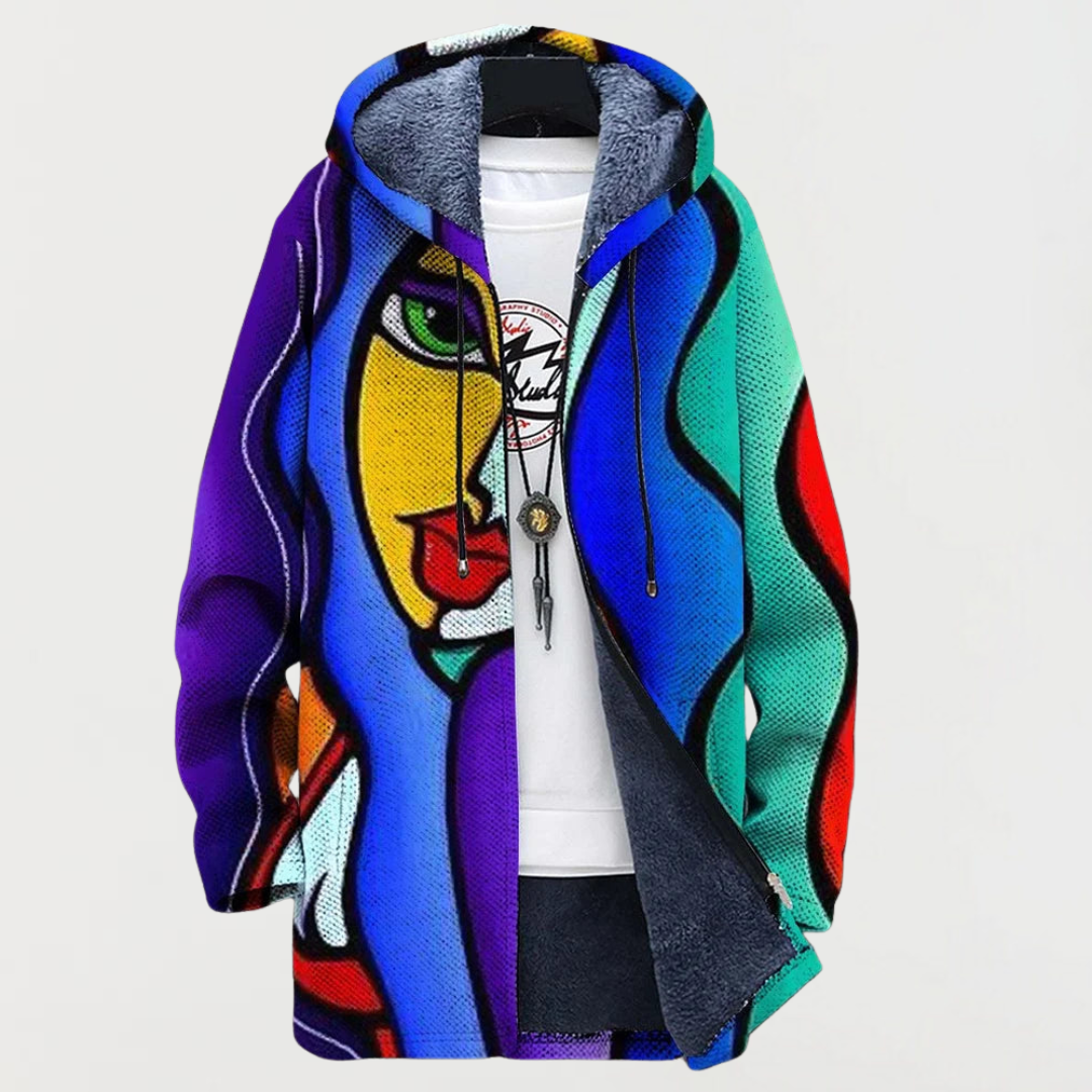 Elisa – Chaqueta con gráfico colorido