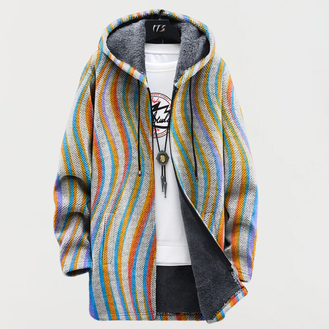 Frieda – Chaqueta con rayas onduladas