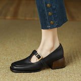 Emilia – Zapatos T-Steg de estilo vintage