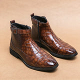 Dylan | Botines con hebilla de cuero sintético