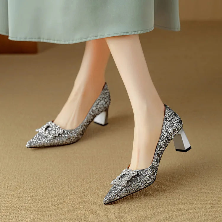Theresa – Zapatos de Brillo